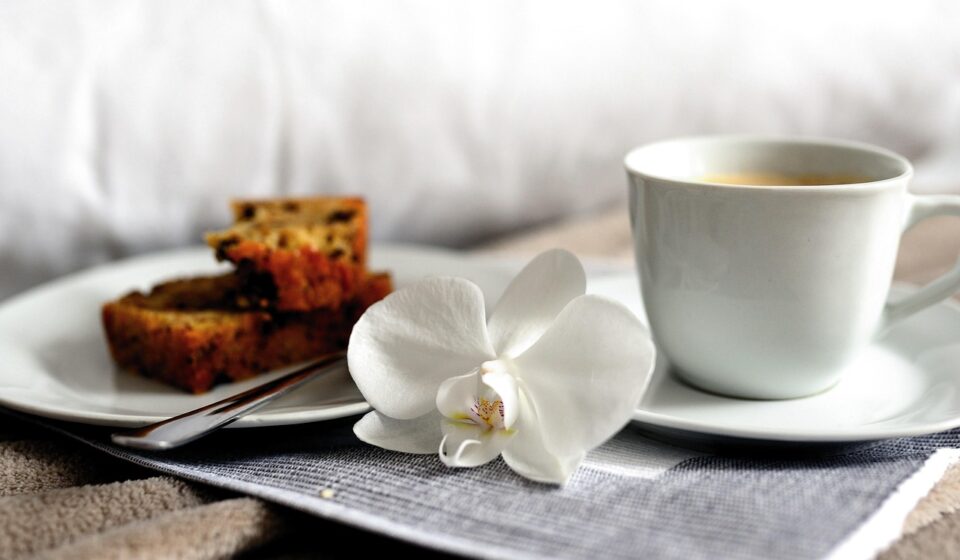 coffee, breakfast, bed, food, cake, pastry, drink, beverage, breakfast in bed, place setting, coffee cup, service, coffee time, happy mothers day, dishes, coffee break, enjoyment