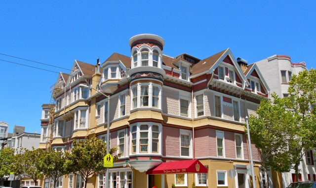 architecture, hotels, sutter, queen, anne, house, travel, building, structure, urban, tourism, construction