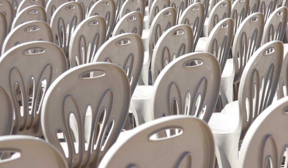 plastic chairs, chairs, italy, plastic, modern, sit, event, seat, empty, furniture, row, seating, waiting, summer, nature, brown event