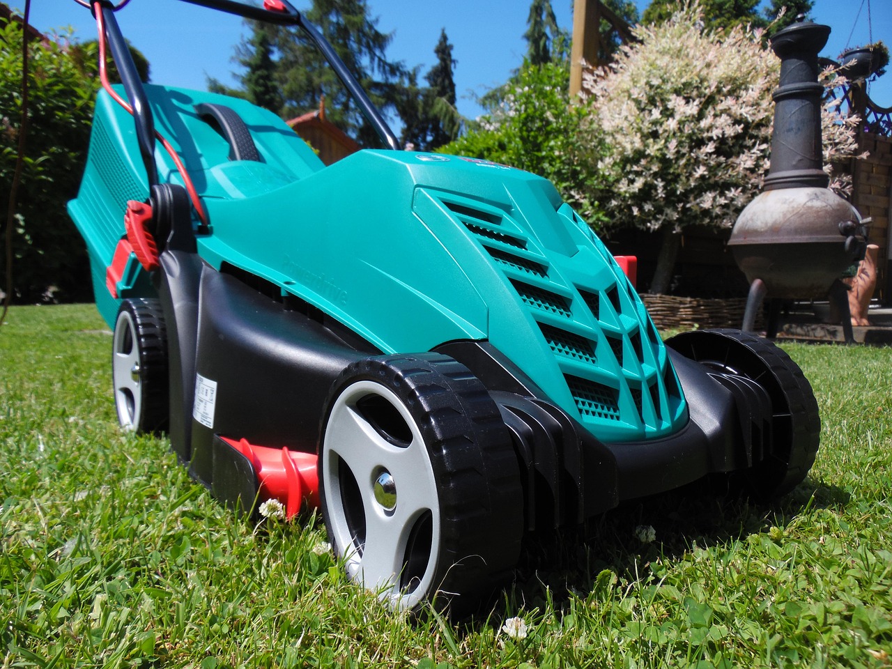 lawn mower, leisure time, hobby, nature, lawn care, garden