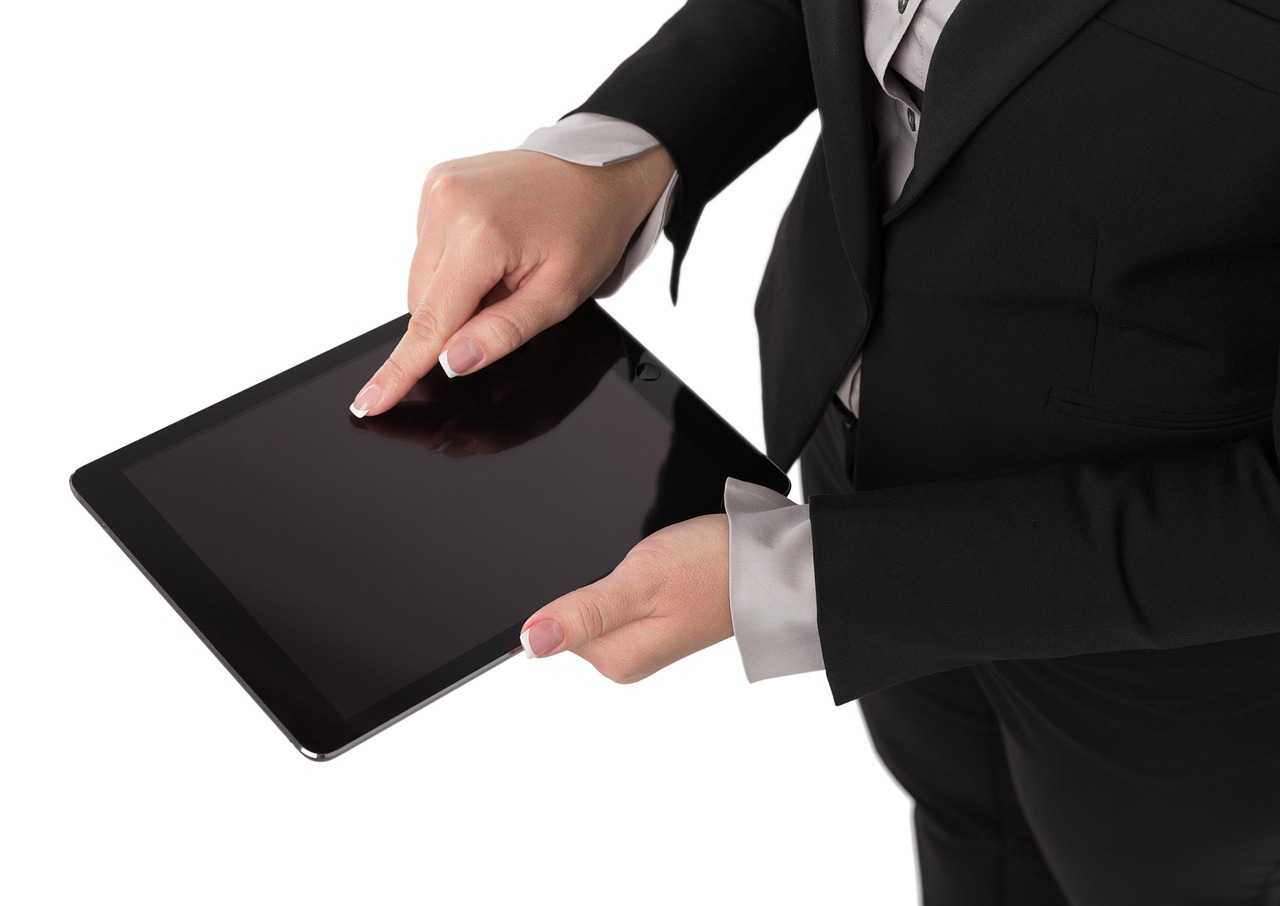 tablet, technology, ipad, occupation, suit, achievement, style, fashion, posing, career